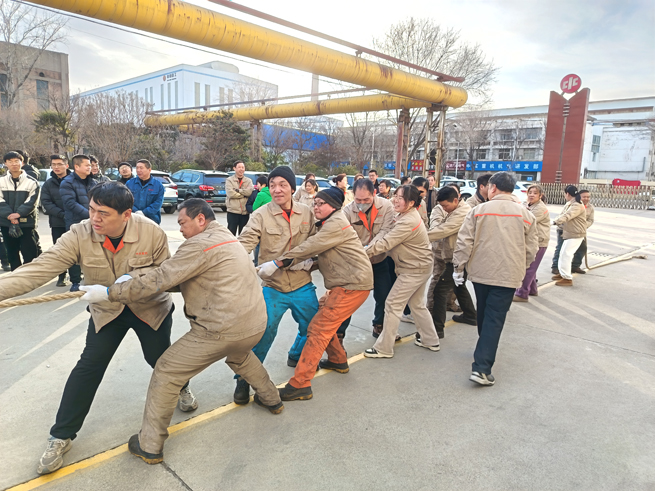 boost morale and achieve good results tug of war activities work together to get off to a good start in the 2025 first quarter 2