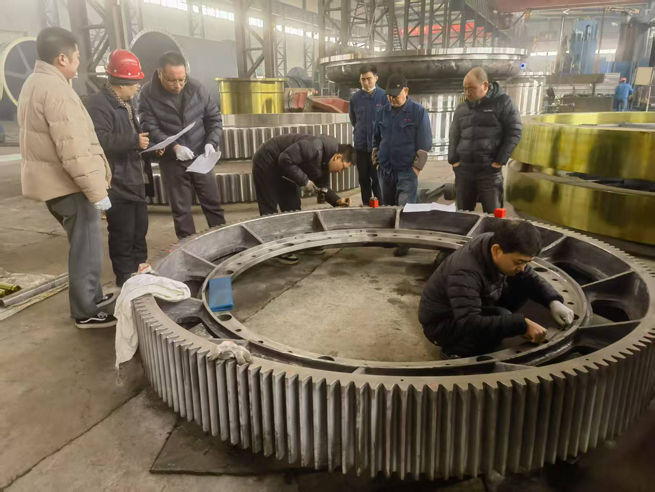 on site third party inspection of our moroccan customers ball mill building a solid foundation for quality with strict standards 3