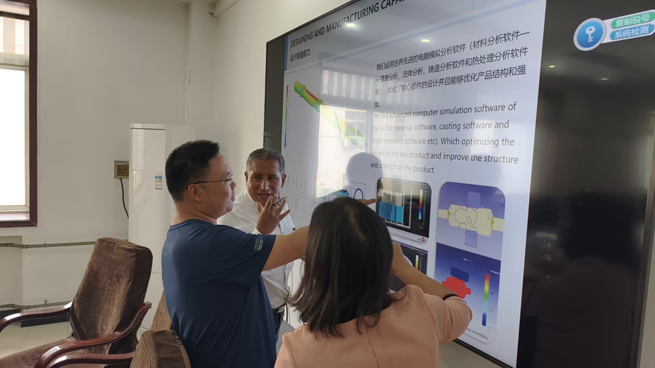 peruvian clients visit citic ic luoyang heavy machinery and praise its strength and quality control 1